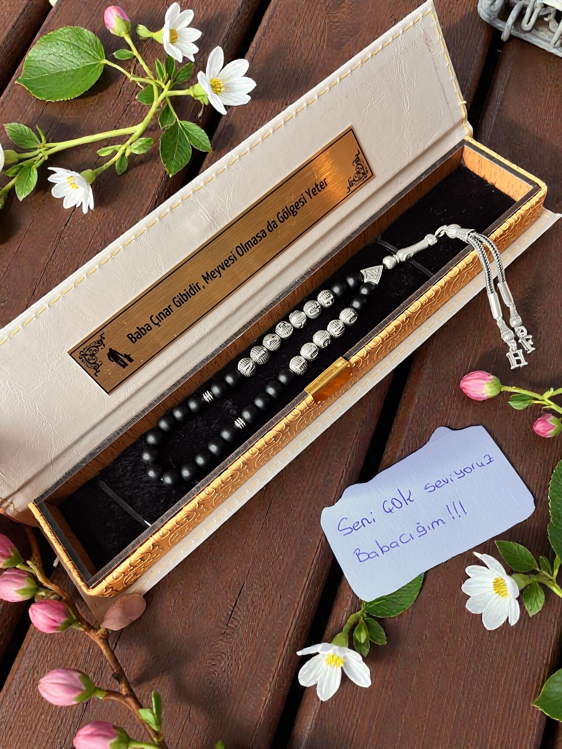 İsimli Tesbih - Gebetskette mit Namen - Personalisiert mit Wunschnamen