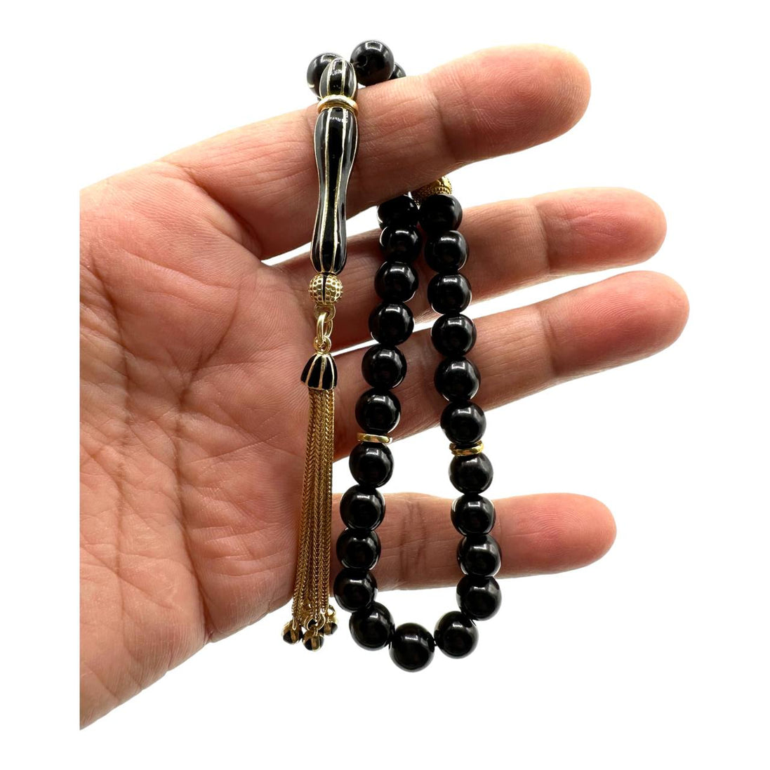 OLTU-TASBIH, minierter 925er-Silber-Imame, spezielle Quaste, Namensoption