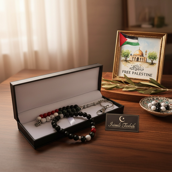 Anahtarlık & Bileklik Set - Premium Zarafet