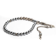 HEMATİT, İsme Özel Doğaltaş Tesbih, Ayyıldız Damga ve Psükül Seçenekli