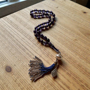 Mavi Osmanlı Zarafeti – Özel Koleksiyon Tesbih Ateş Kehribar Tesbih - Saray Püskül