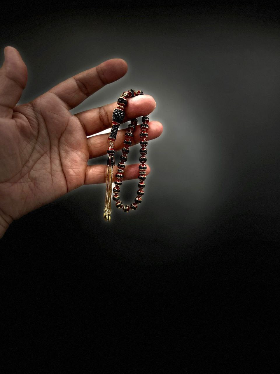 Altın Nefes - 925 Ayar Hakiki Gümüş - 14 Ayar Altınkaplama - Lüks Tesbih