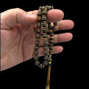 Altın Şafak - 925 Ayar Hakiki Gümüş - 14 Ayar Altınkaplama - Lüks Tesbih