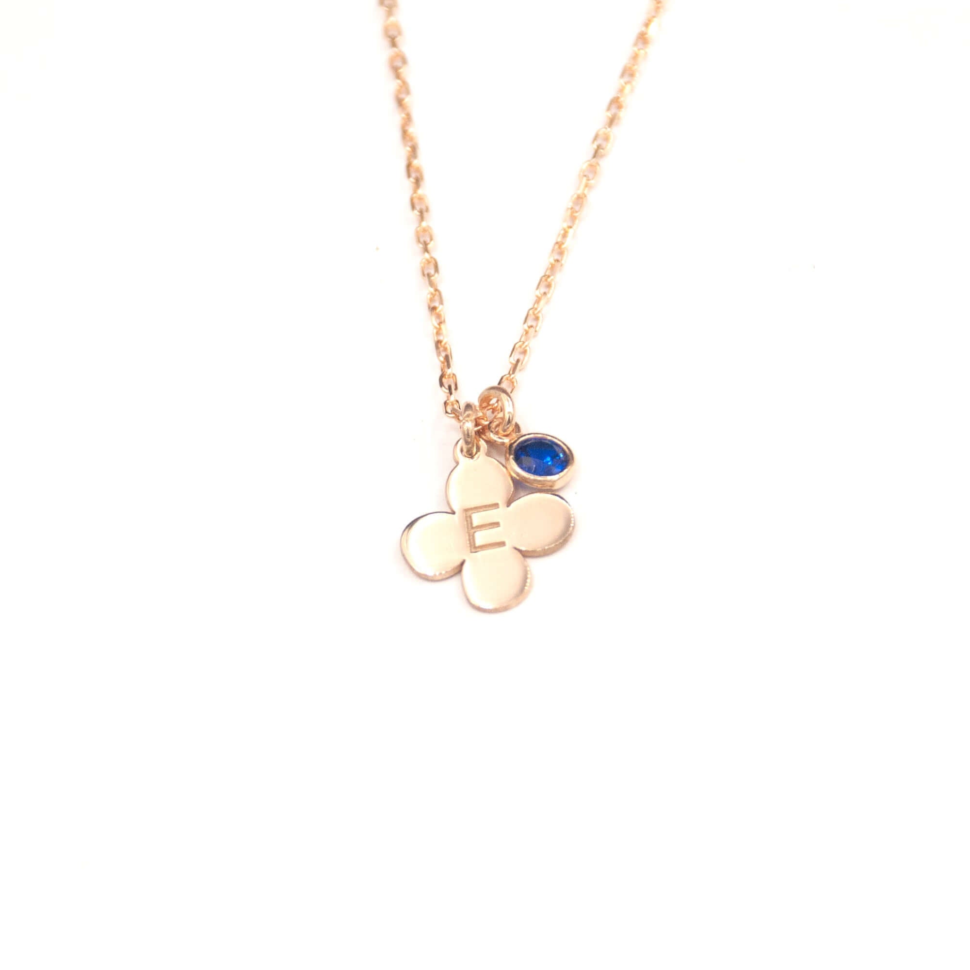 NWN I Rose Gold Plated I Custom Name Silver Necklace I 925 Sterling Silver I Special Birthmonth Model I One Letter I Necklace For Women - Tesbih Mit Namen