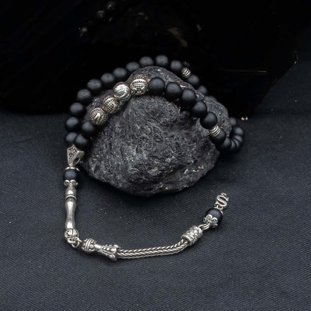 TMN I İsimli Tesbih Modeli I Oniks Taşı - Tesbih Mit Namen