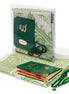TAFT Stoff muslimische Geschenke Gebetsteppich & Samtbezogene Yaseen Sura Taschenformat Buch & Kristall Gebetskette Set mit Kraft Box islamische Ramadan Eid Geschenke, Gastgeschenke - Tesbih Mit Namen