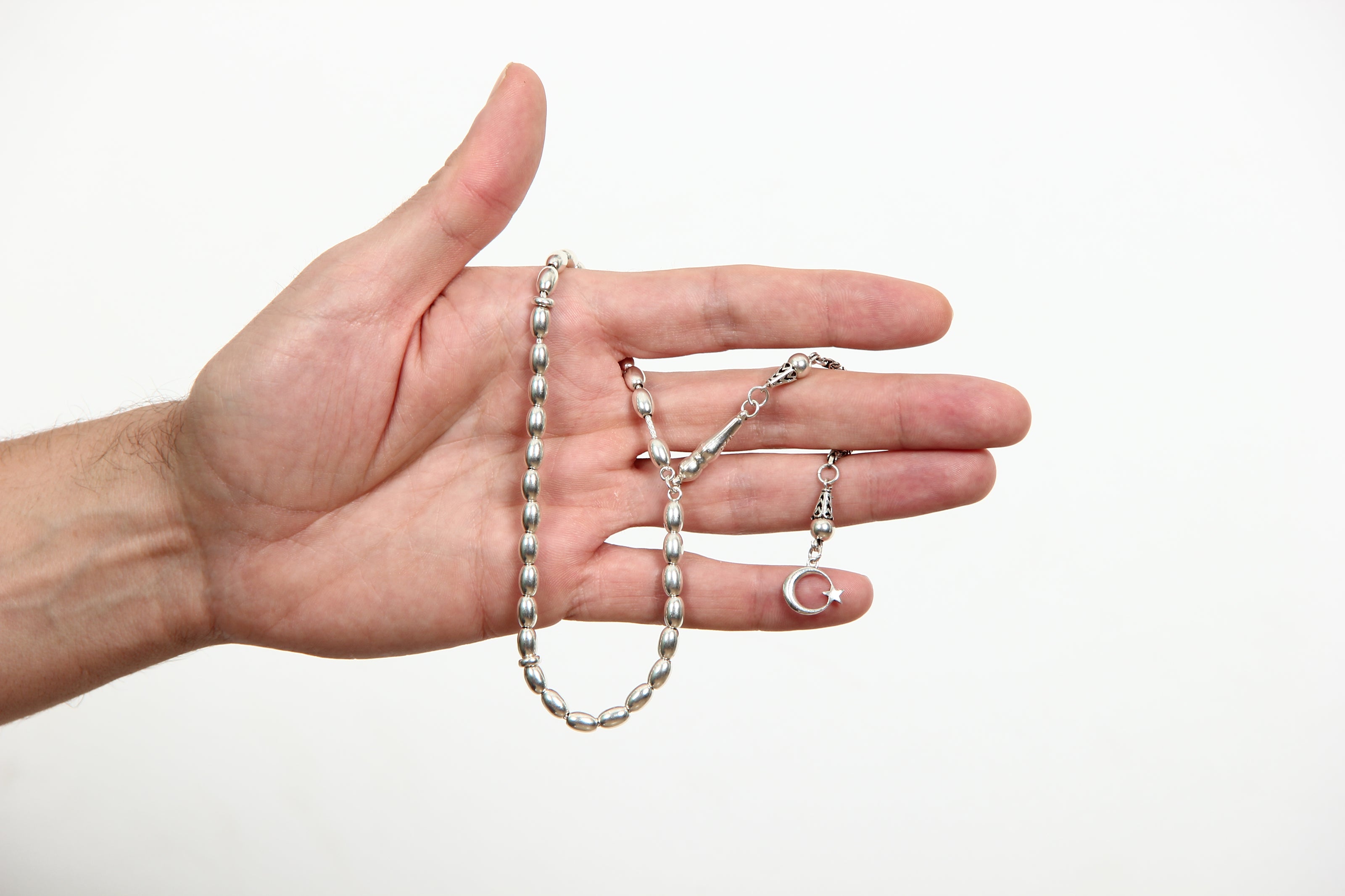 TMN, Gümüş Ayyıldız Tesbih 925 Ayar