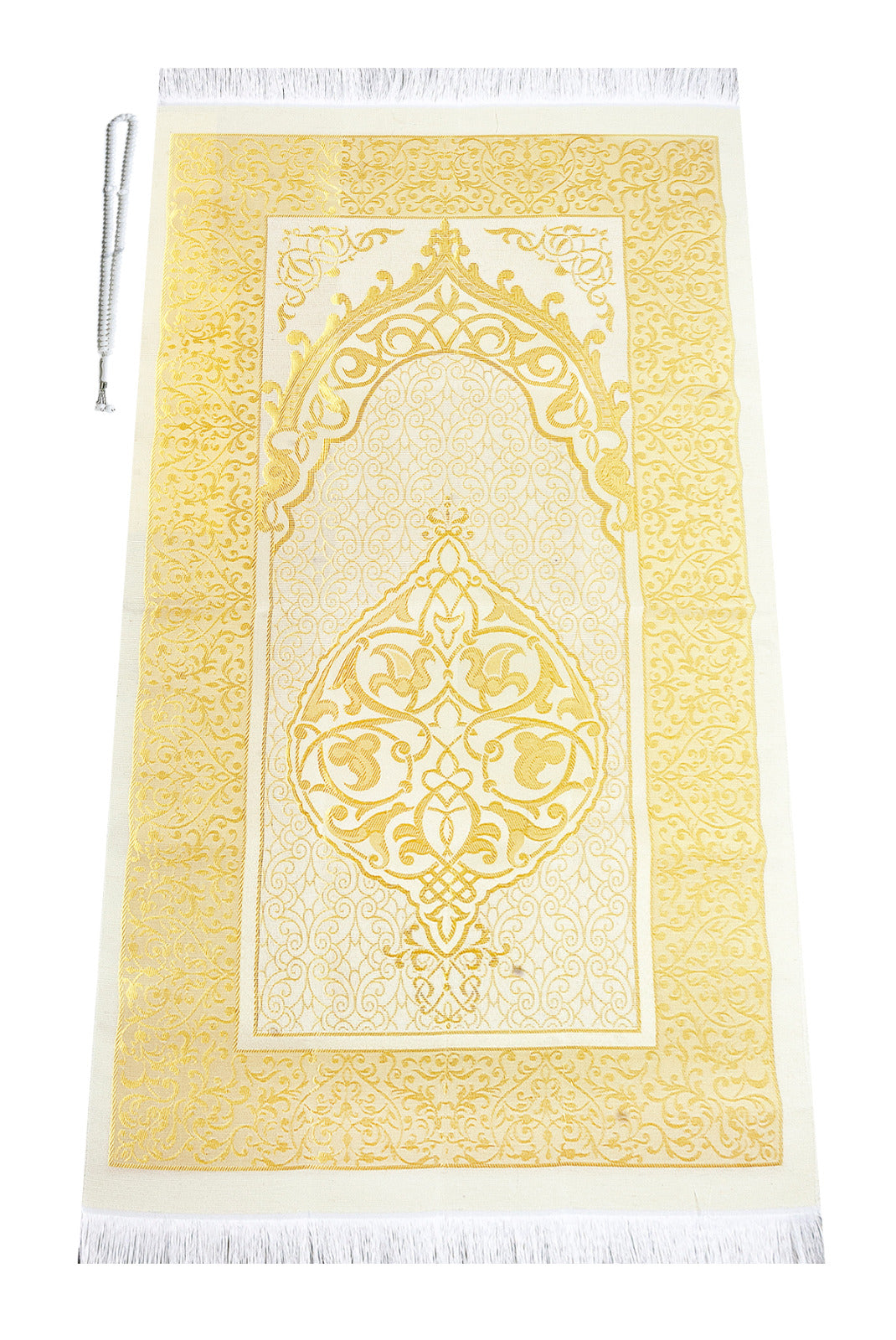 TAFT Stoff muslimische Geschenke Gebetsteppich & Samtbezogene Yaseen Sura Taschenformat Buch & Kristall Gebetskette Set mit Kraft Box islamische Ramadan Eid Geschenke, Gastgeschenke - Tesbih Mit Namen