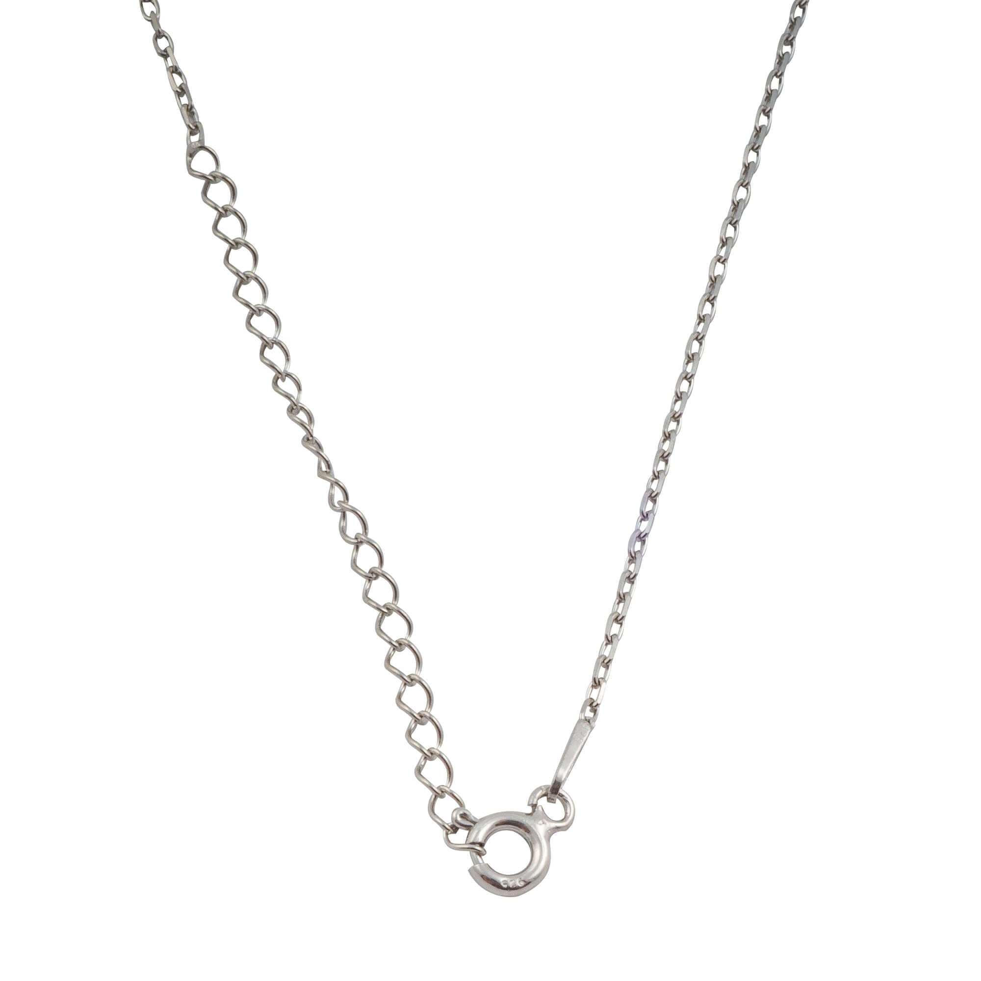 NWN I Custom Name Silver Necklace I 925 Sterling Silver I Special Font I Angel Model I Necklace For Women - Tesbih Mit Namen