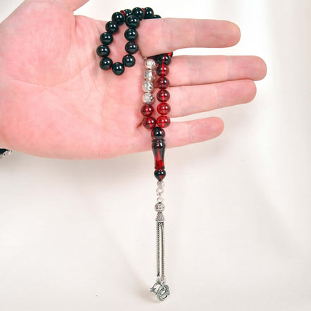 Gebetskette - Tesbih - Feuer Bernstein - Ates Kehribar - Tesbih Mit Namen